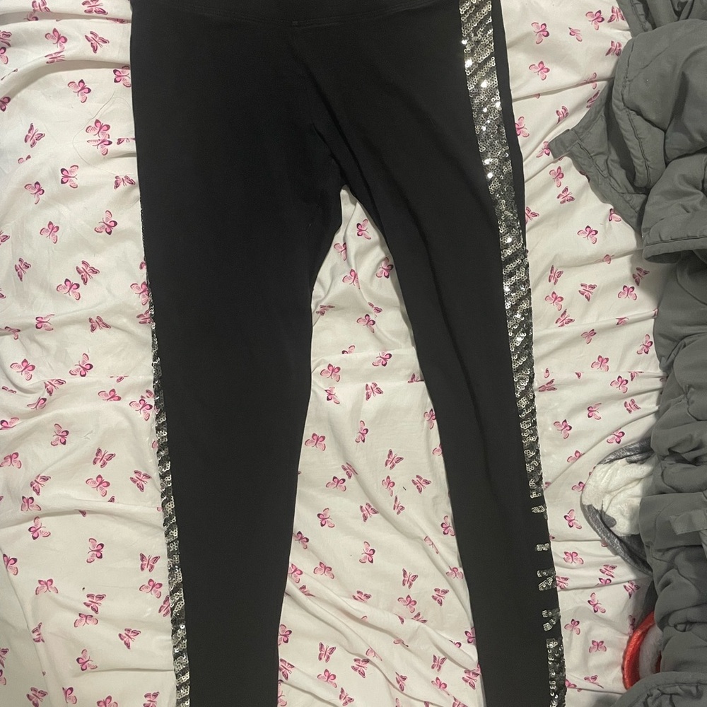 PINK Victoria's Secret Black Yoga Leggings